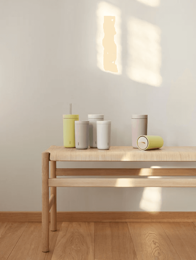 Stelton To Go Sip Termokopp med Sugerør 0,4 l  Heather