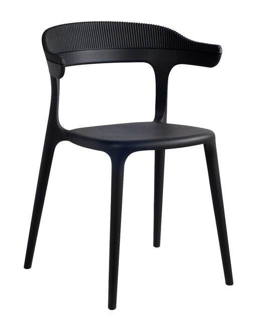 Hovedbilde Muubs Luna Stripe Spisestol Sort