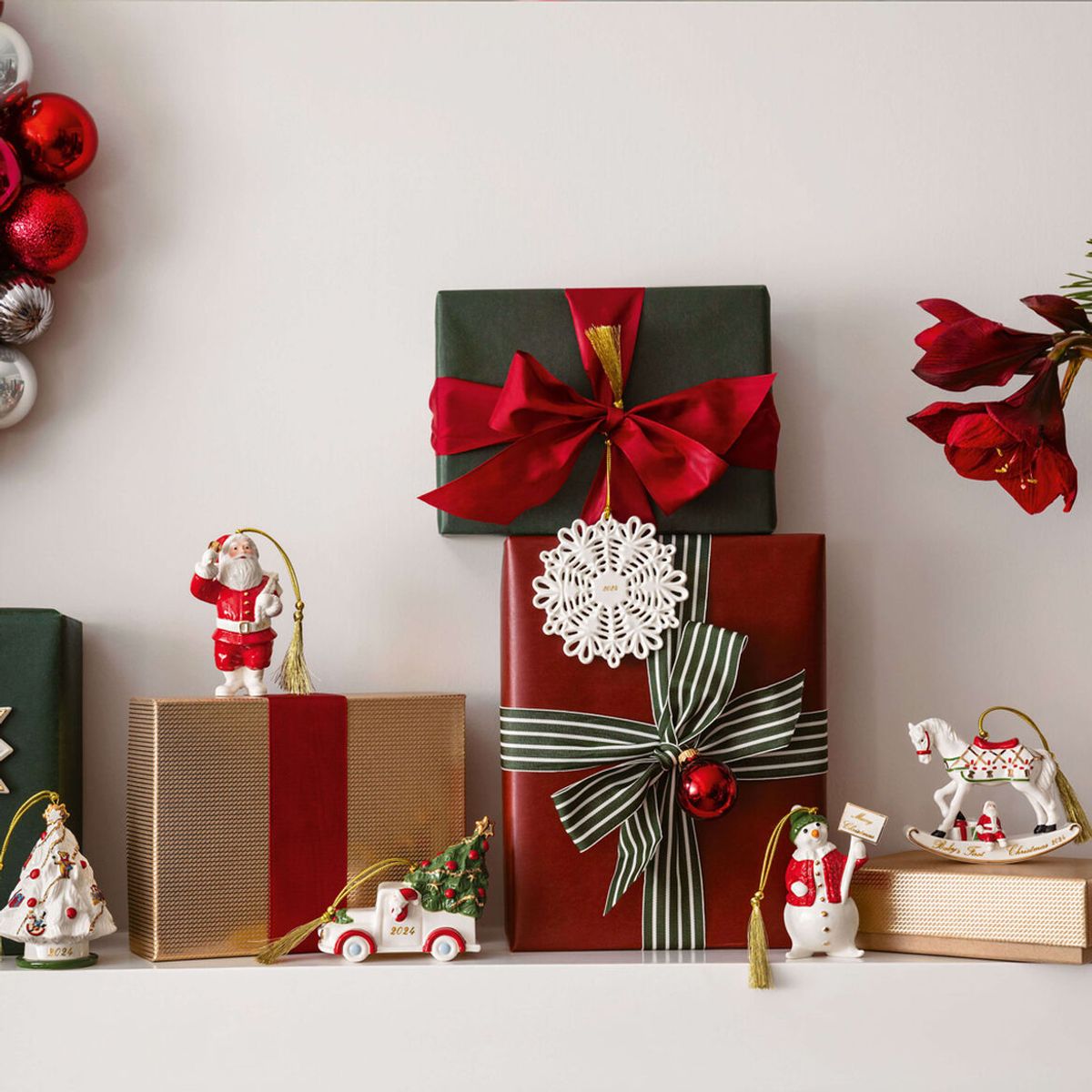Villeroy & Boch Christmas Classics oppheng julenisse