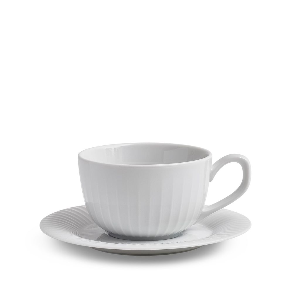 Kähler Hammershøi Kaffekopp med Skål 25 cl Hvit