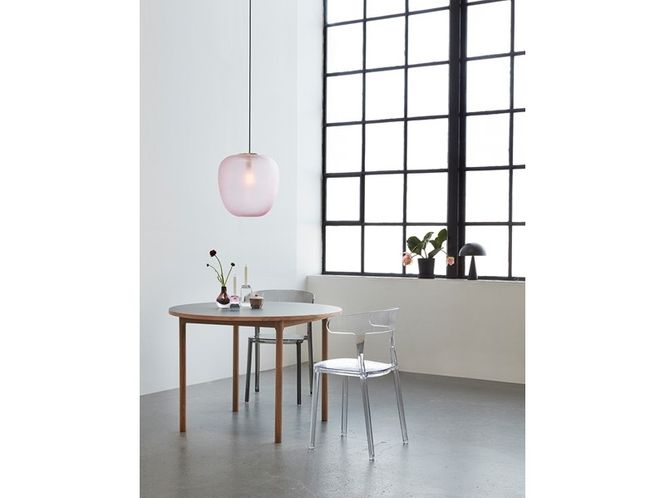 Hovedbilde Hübsch Mush bordlampe svart H50cm