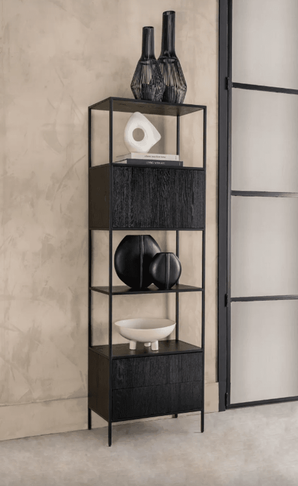 Trend Collection Imperial Skap Black 60x35x190