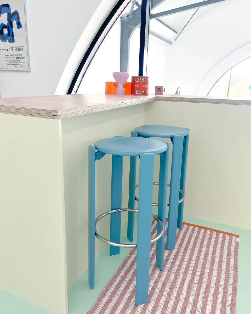 Maison Deux Stripe Bubble Gum Teppe 70x300