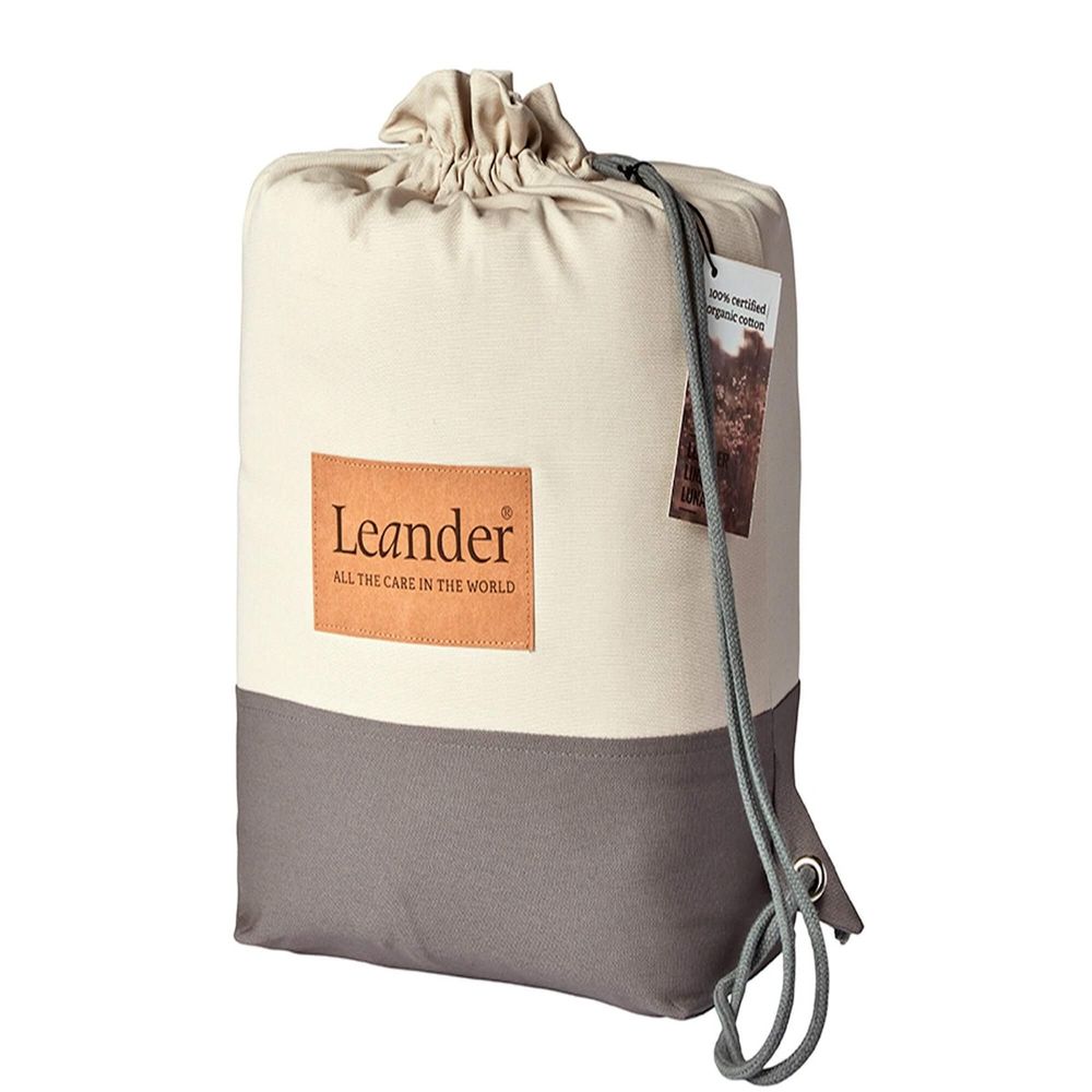 Leander Classic Kantbeskyttelse til Babyseng cappuccino