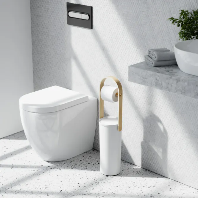 Hovedbilde Umbra Bellwood Toalettrullholder Hvit/Natur
