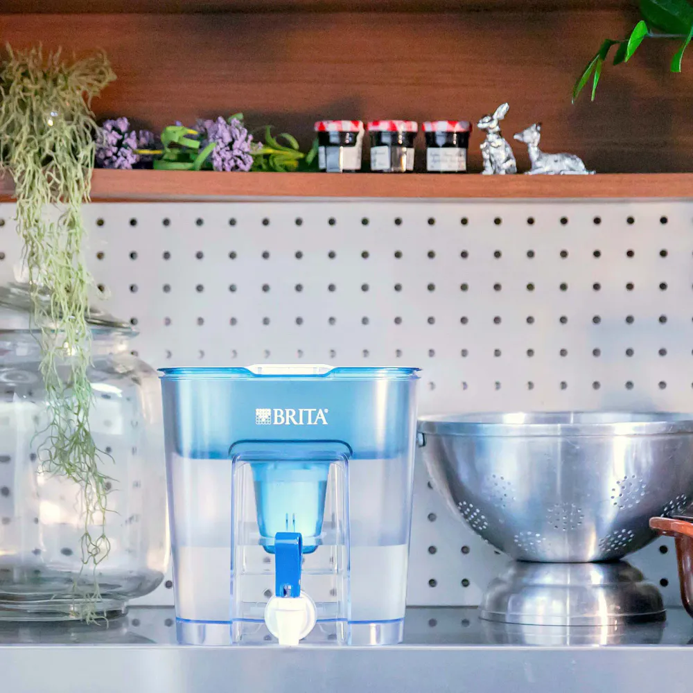 Brita Flow vanndunk med filter blå 8,2 l