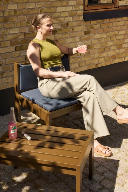 Hovedbilde Hübsch Haus Loungestol Brun