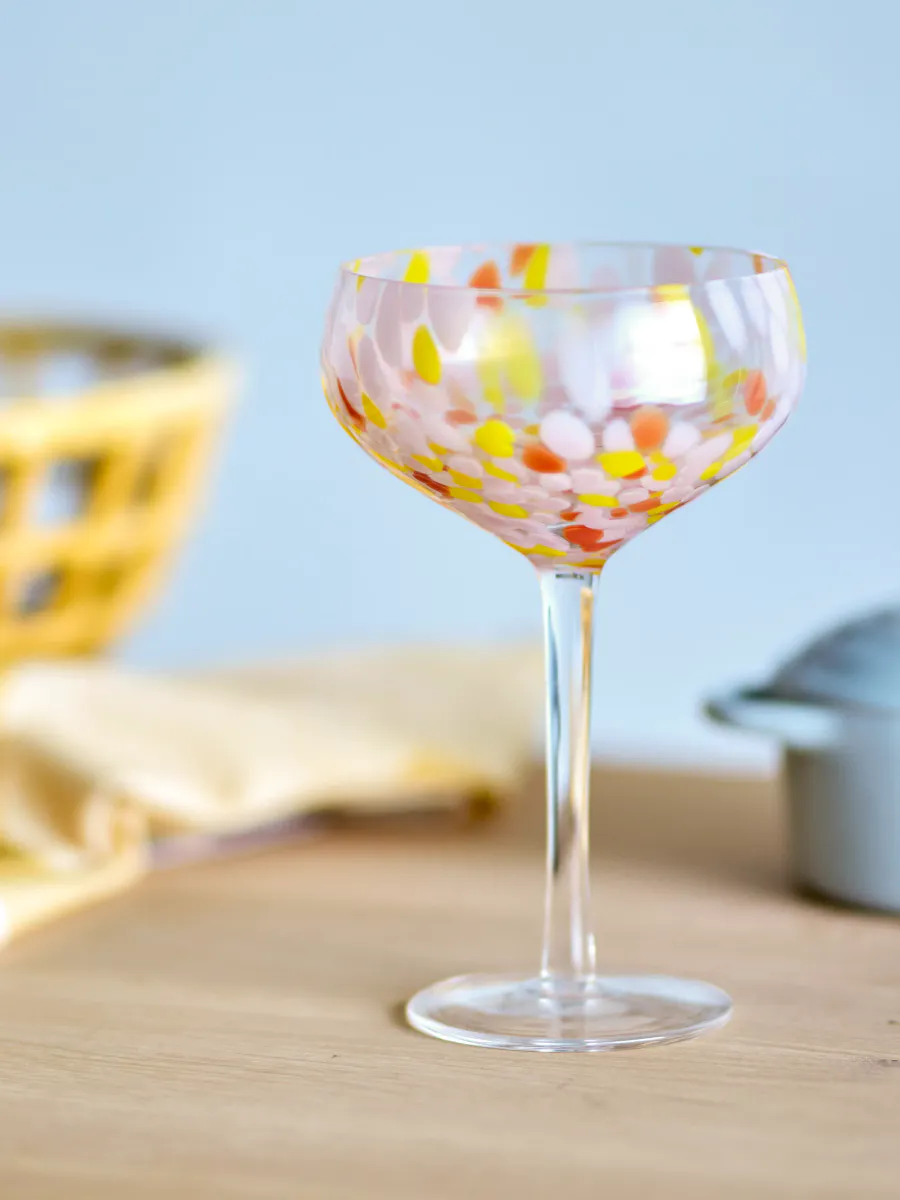 Bloomingville Lilya Cocktailglass Rosa