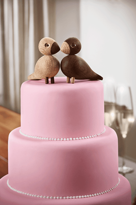 Hovedbilde Kay Bojesen Lovebirds 2 stk Light & Dark