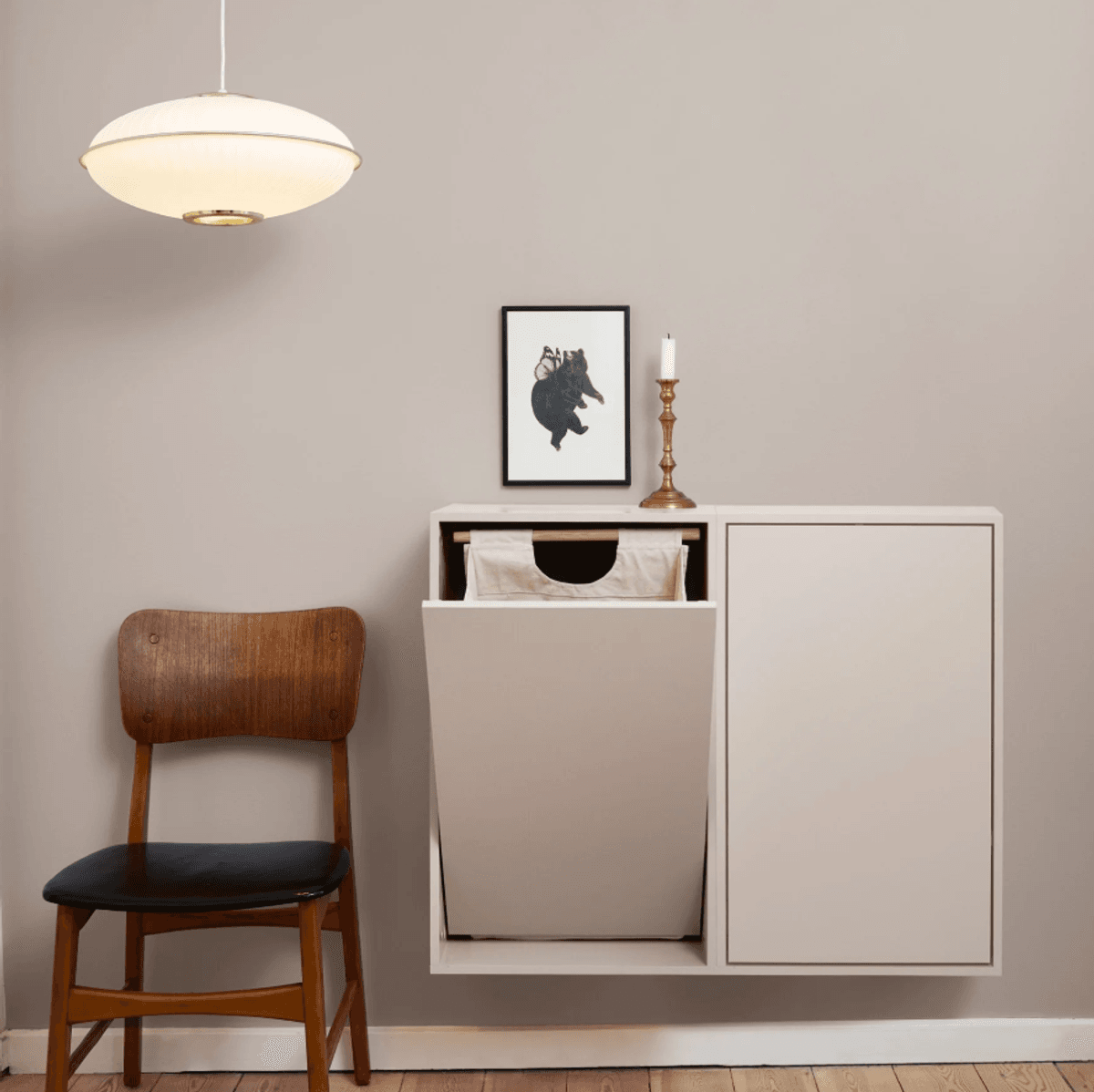 Recollector Skittentøyskurv – Silver Cloud Grå