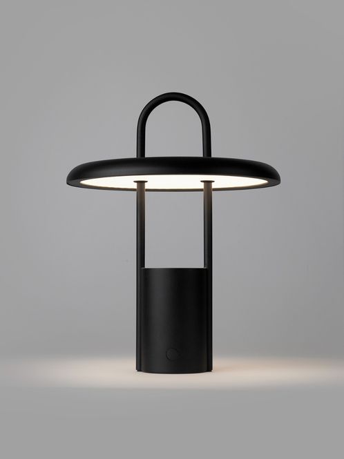 Hovedbilde Stelton Pier Lampe LED trådløs sort 25cm