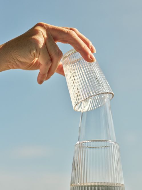 Hovedbilde Stelton Pilastro Karaffel med glass