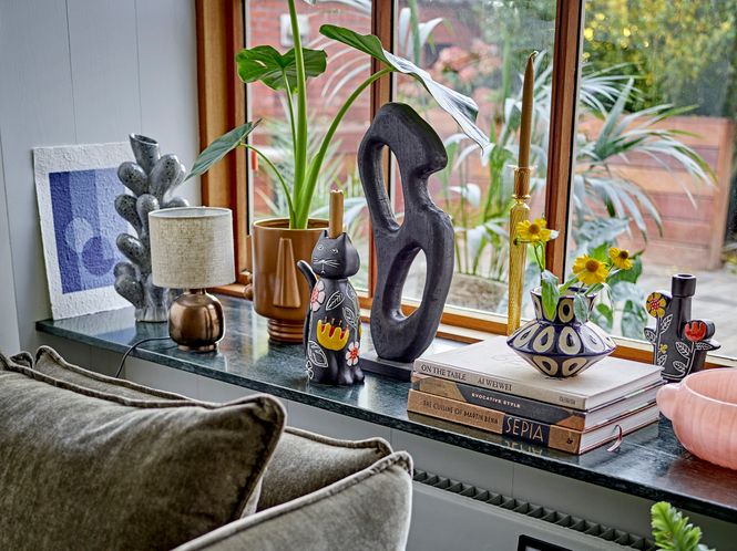 Hovedbilde Bloomingville Bashir Vase H12 cm Blå 