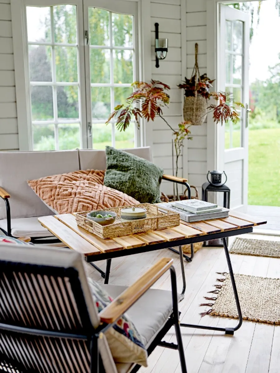 Bloomingville Hampton Loungestol Sort