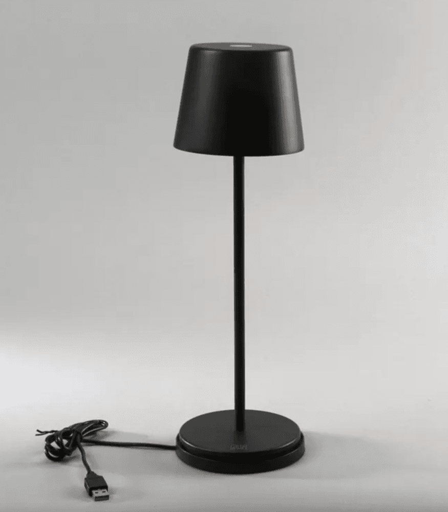 Trend Collection Vance USB Lampe Sort 32 cm