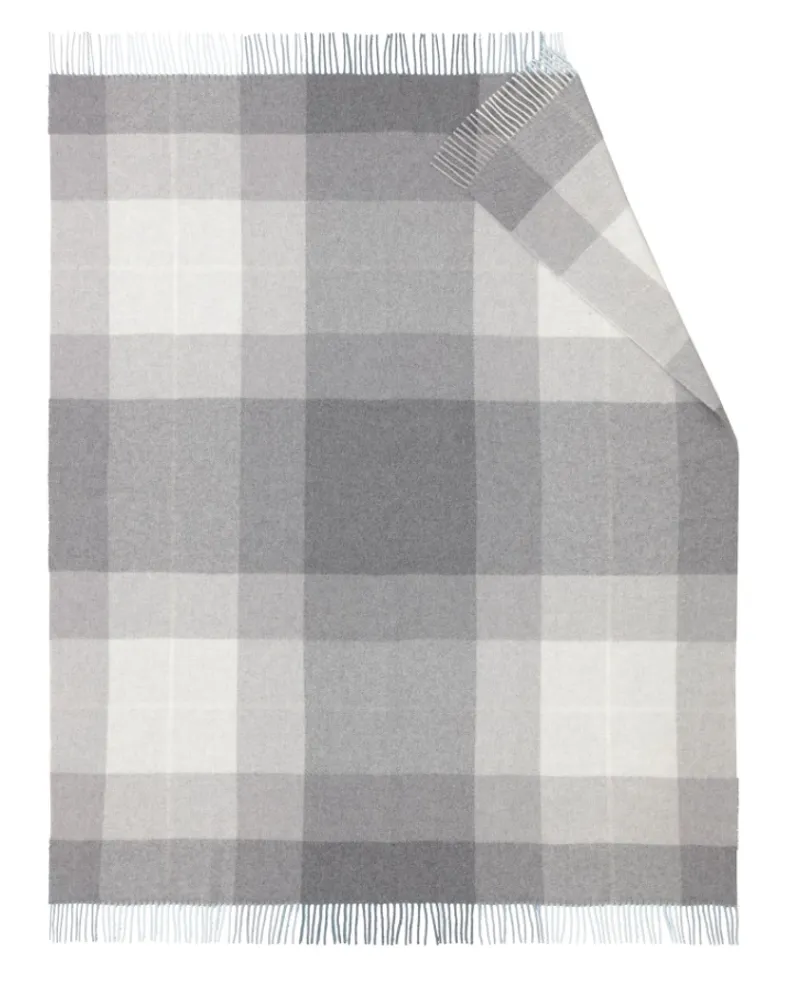  Biederlack Quito Ullpledd 130x170 cm Grey