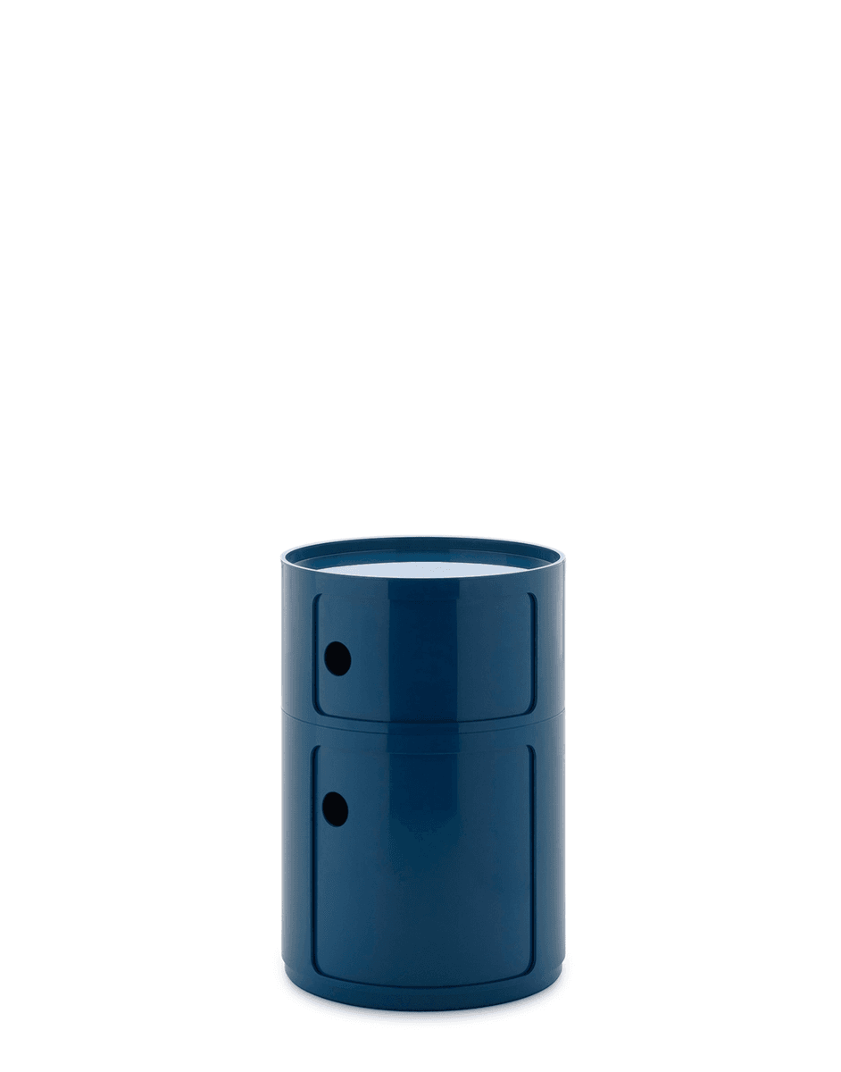 Kartell Componibili Big Oppbevaring med 2 rom Blue