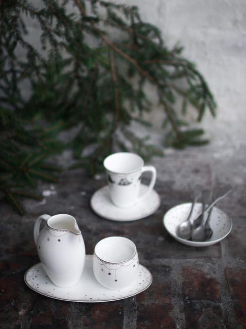 Hovedbilde Wik & Walsøe Julemorgen fløte- og sukkersett med ...