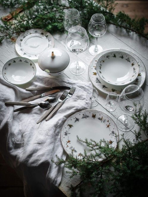 Hovedbilde Wik & Walsøe Julemorgen Girlander Ovalfat 39 cm