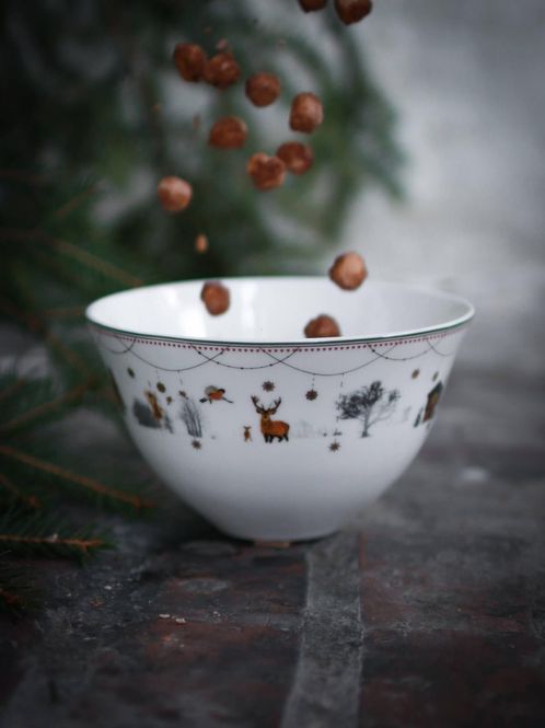 Hovedbilde Wik & Walsøe Julemorgen Story Konfektskål 14 cm