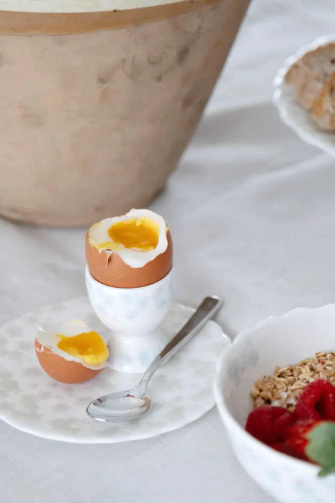 Wik & Walsøe Slåpeblom Blå Eggeglass 2-pk