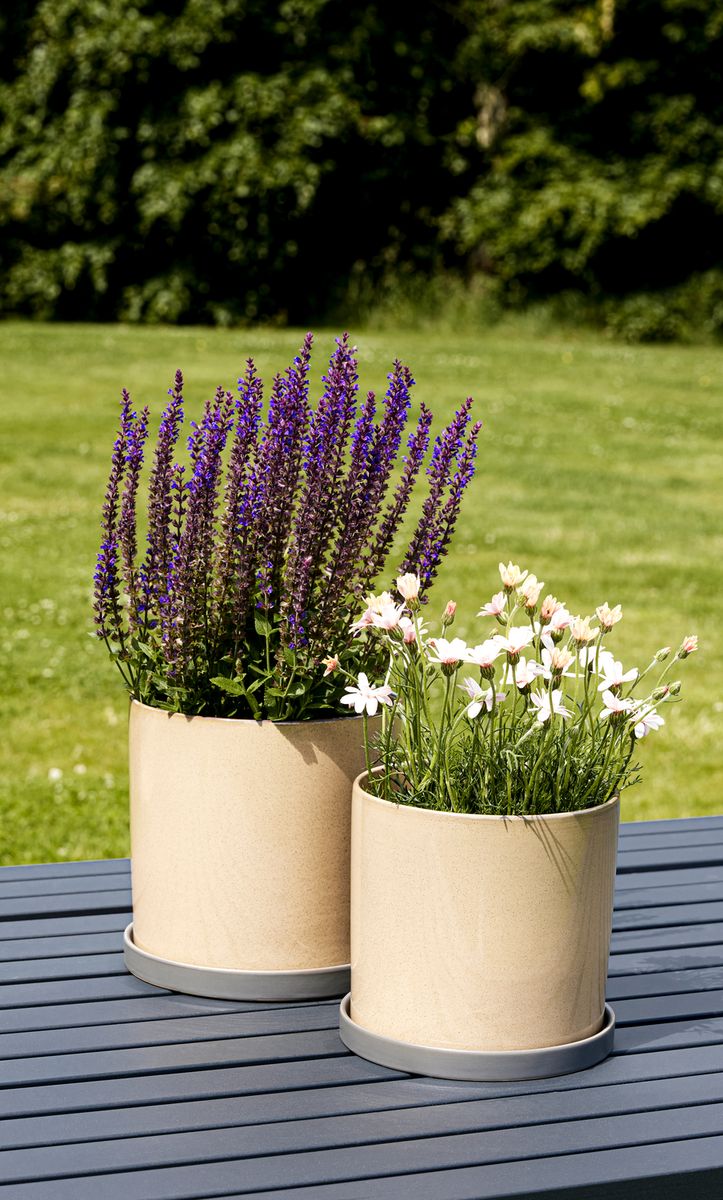 Hübsch Era Potte Brun 2 stk