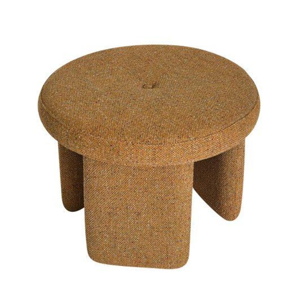 Hübsch Rocco Puff Ø54cm Okergul