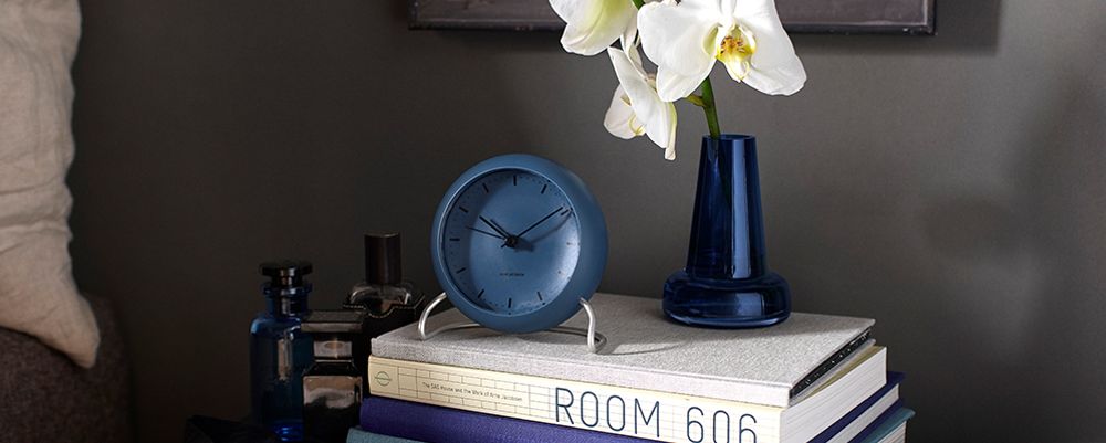 Arne Jacobsen rådhus Bordur steinblå Ø11cm