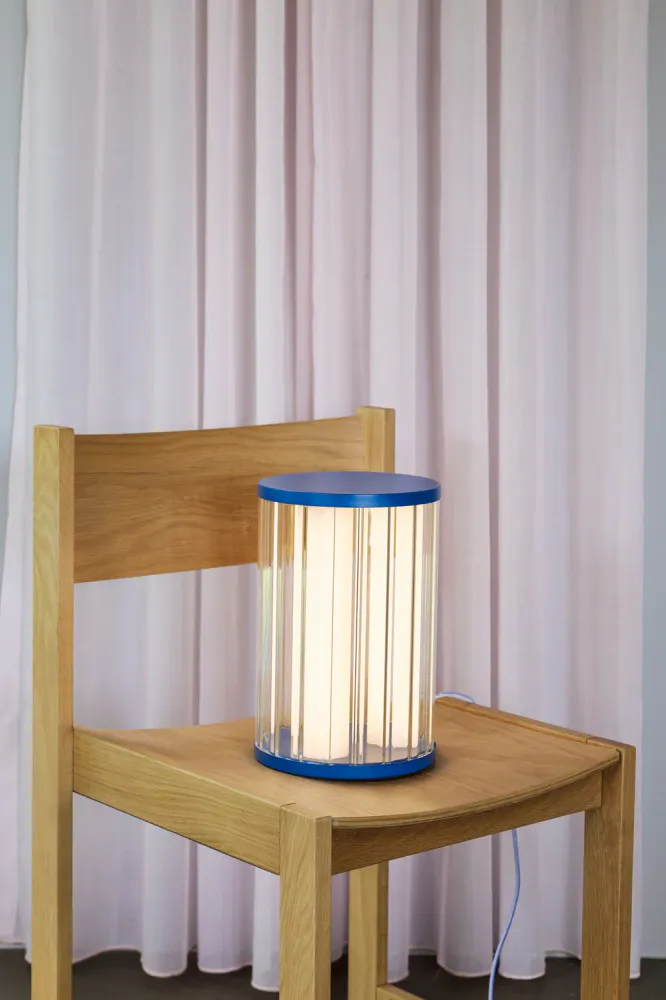 Hübsch Aru Bordlampe Blå