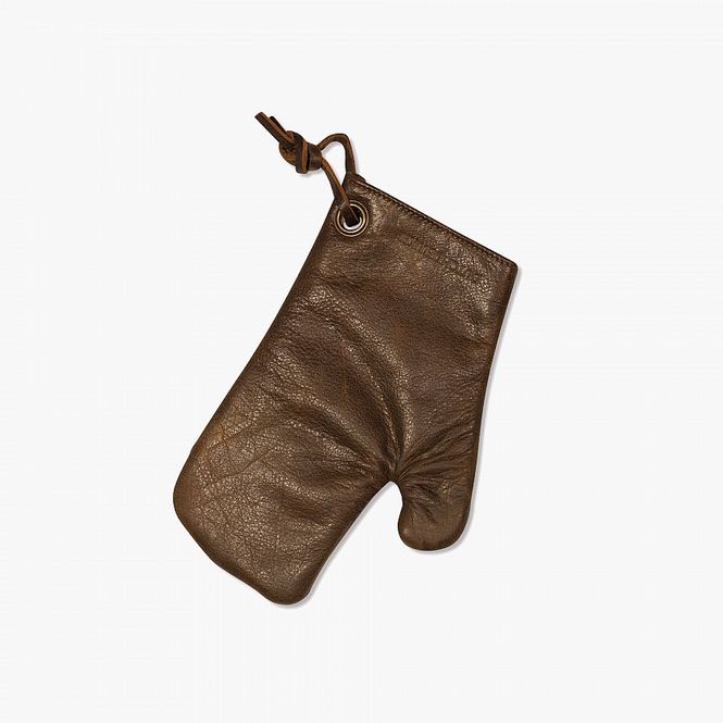 Hovedbilde Dutchdeluxes Grillvotter Skinn Vintage Brun