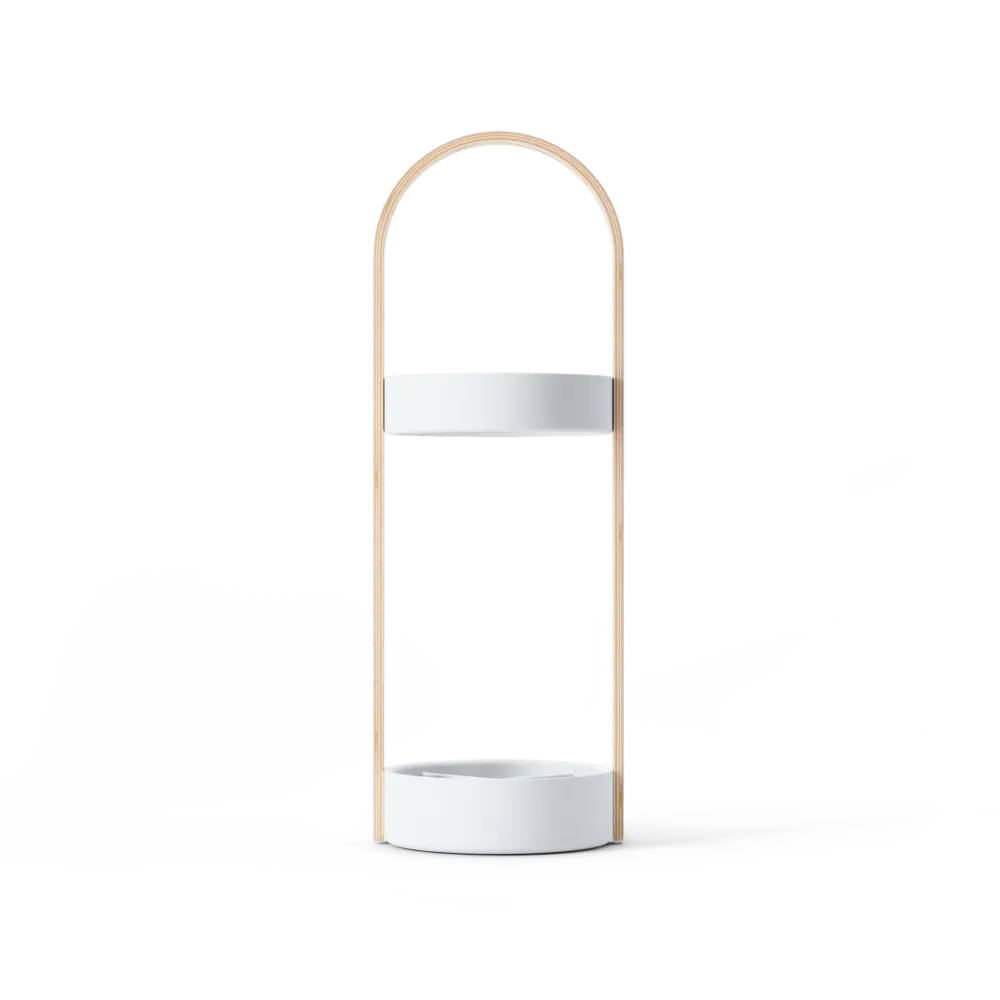 Umbra Bellwood Paraplystativ Hvit Natur