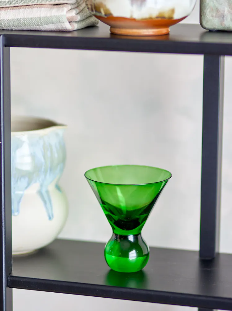 Bloomingville Corliss Cocktailglass 4 stk Grønn