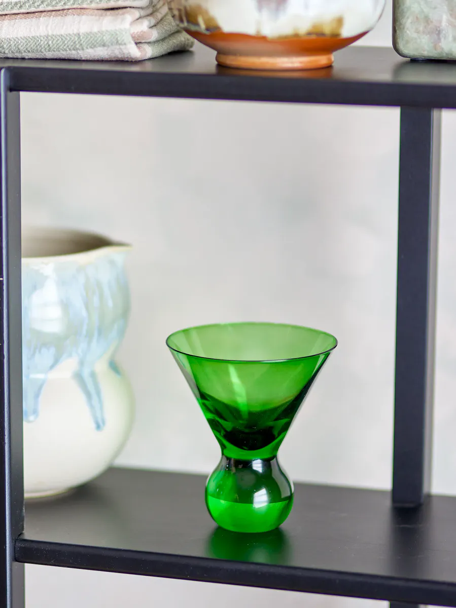 Bloomingville Corliss Cocktailglass 4 stk Grønn