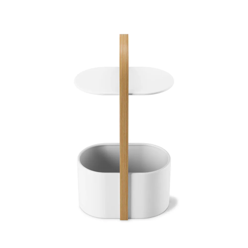 Umbra Bellwood sidebord med oppbevaring hvit natur