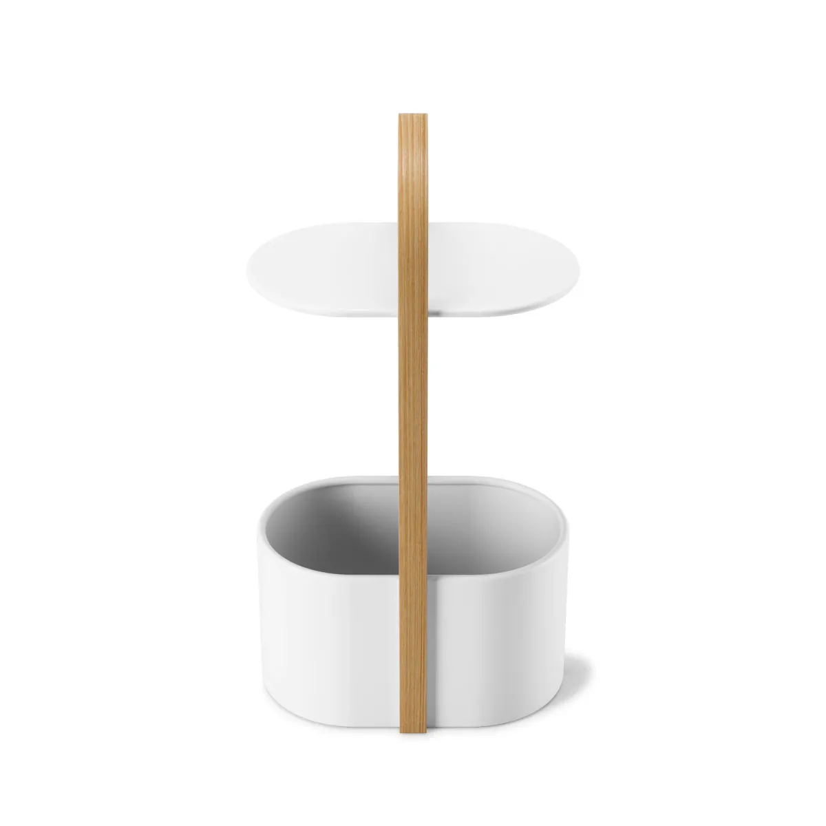 Umbra Bellwood sidebord med oppbevaring hvit natur