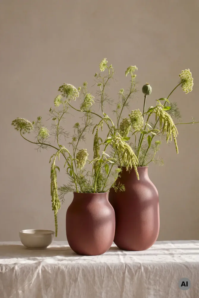 Kähler Studio Omaggio #1 Vase H31 cm Bordeaux