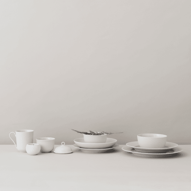 Hovedbilde Lyngby Porcelæn Rhombe Coupe Plate Ø20 cm