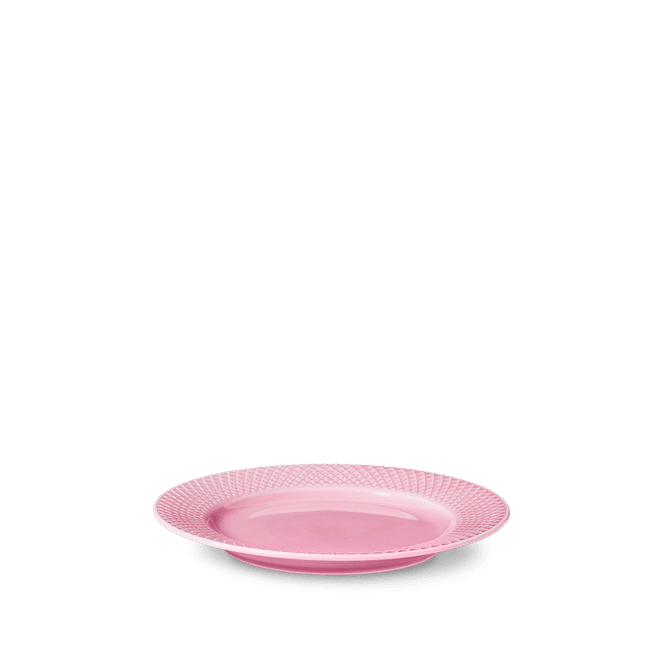 Hovedbilde Lyngby Porcelæn Rhombe Plate Pink Ø21cm.