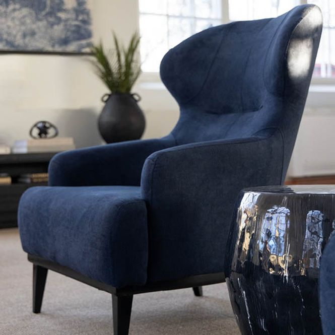 Hovedbilde Artwood Toulouse Hvilestol Deep Blue