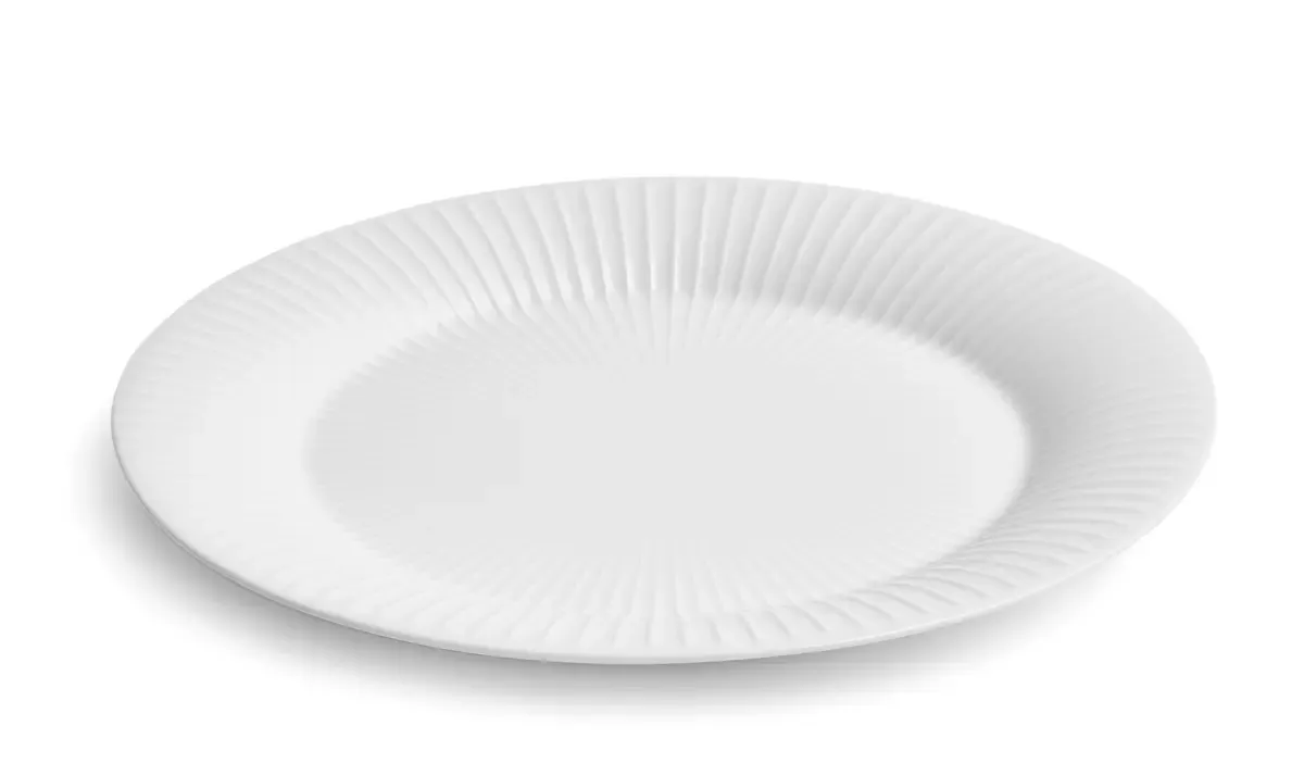 Kähler Hammershøi Ovalt Serveringsfat Hvit 28 cm