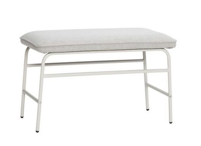 Hovedbilde Hübsch Mist Benk Metall/Polyester Grå OEKO-TEX