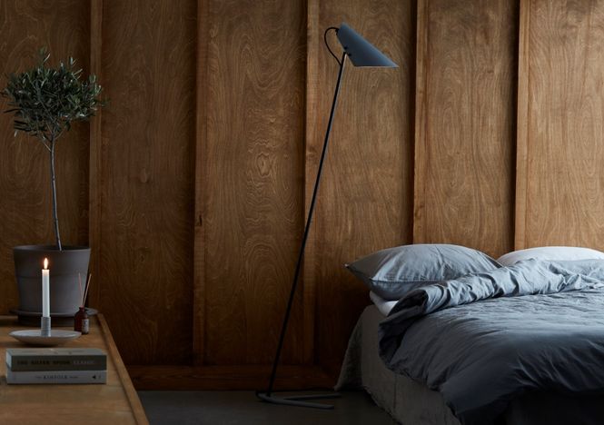 Hovedbilde Belid Vincent Gulvlampe Sort/Hvit