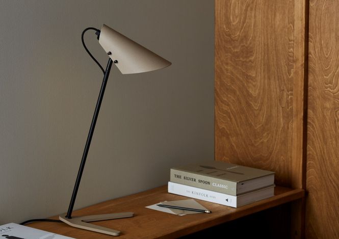 Hovedbilde Belid Vincent Bordlampe Sort/Hvit