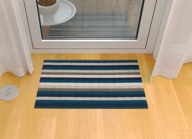 Hovedbilde Chilewich Dørmatte Even Stripe Marine