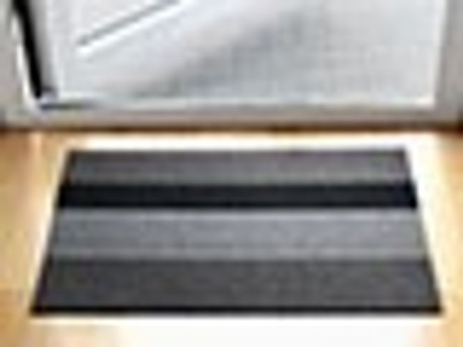 Hovedbilde Chilewich Dørmatte Bold Stripe Silver/Black