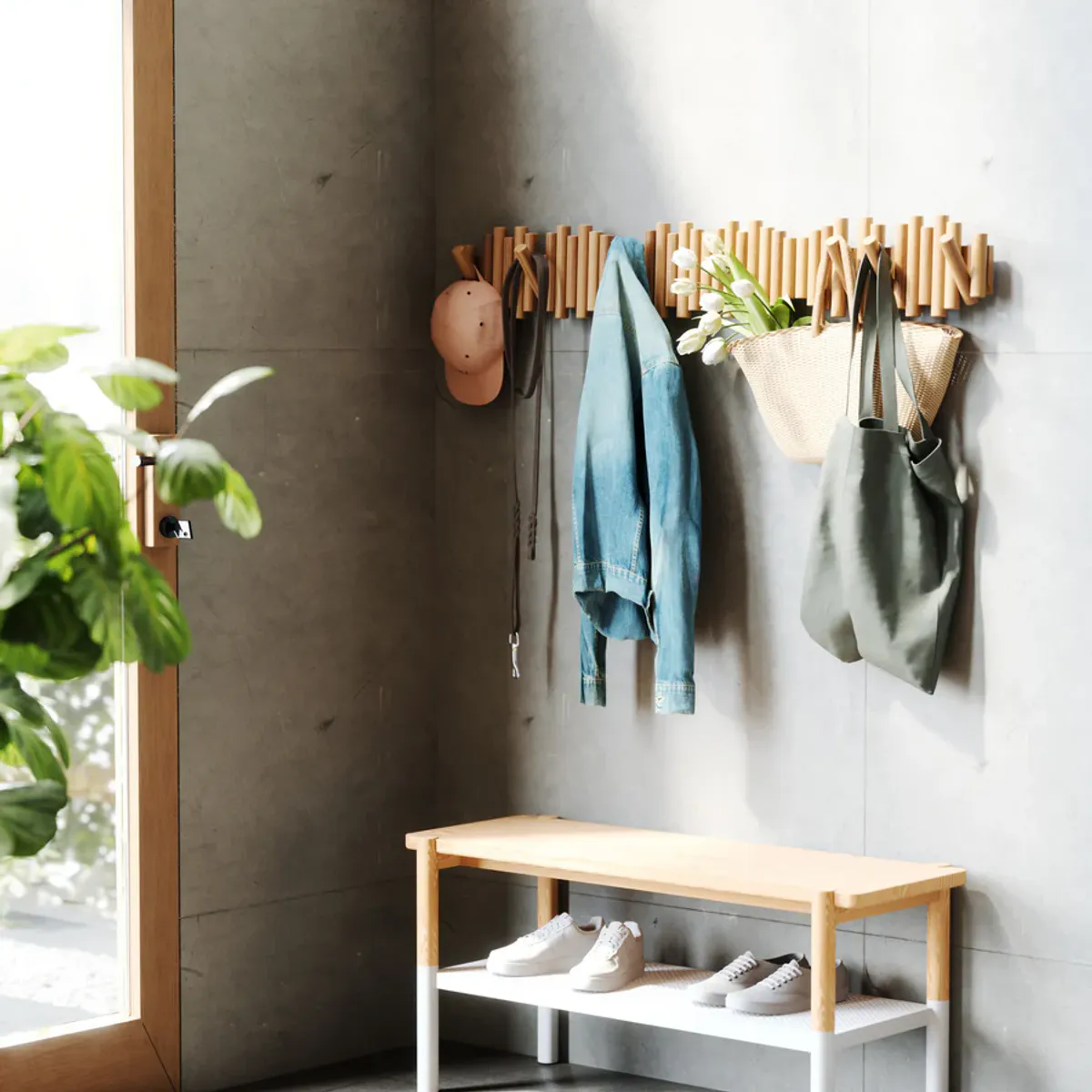 Umbra Picket 5 knaggrekke natur