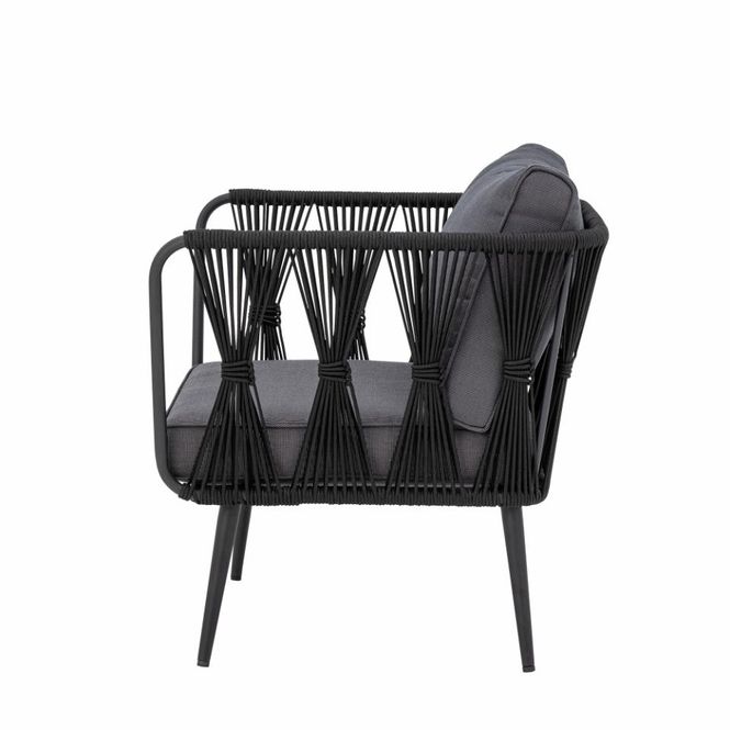 Hovedbilde Bloomingville Pavone Loungestol Sort 2 stk