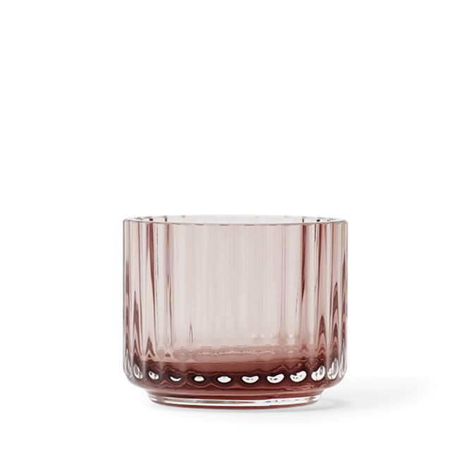 Hovedbilde Lyngby Porcelæn Telysholder Glass Burgundy Liten ...
