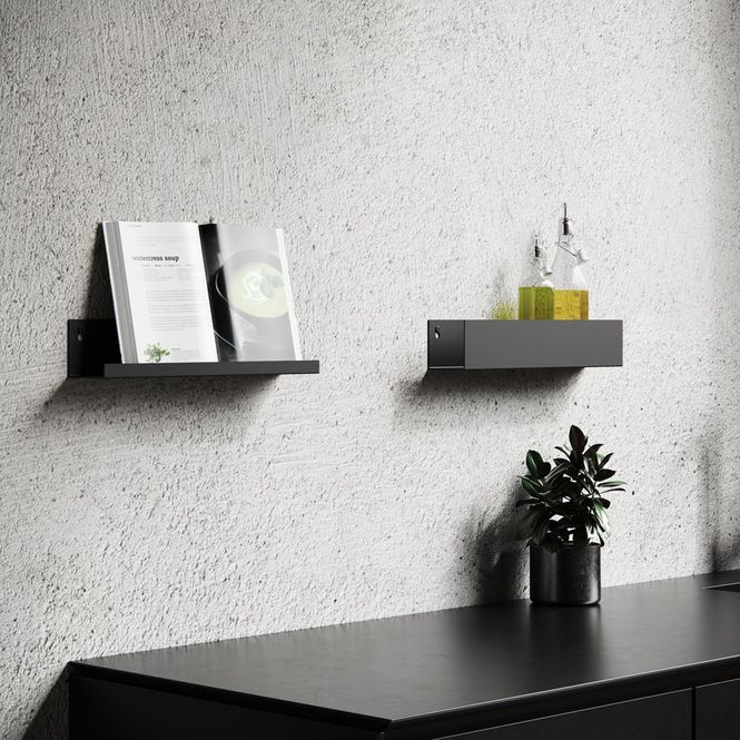 Hovedbilde NICHBA Hylle L-form Sort