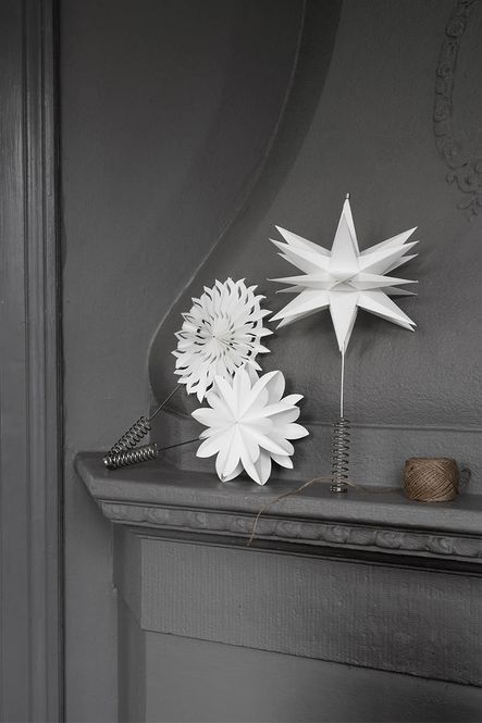 Hovedbilde Watt & Veke Elvira Toppstjerne Hvit 20 cm
